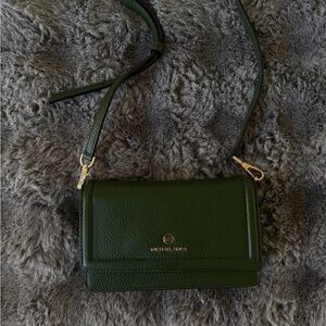 Michael Kors Dark Green Crossbody Bag